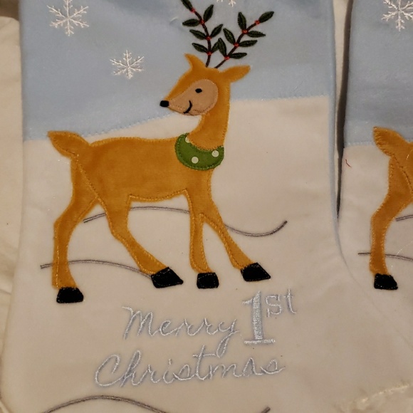 BABYS CHRISTMAS STOCKING - Picture 1 of 5